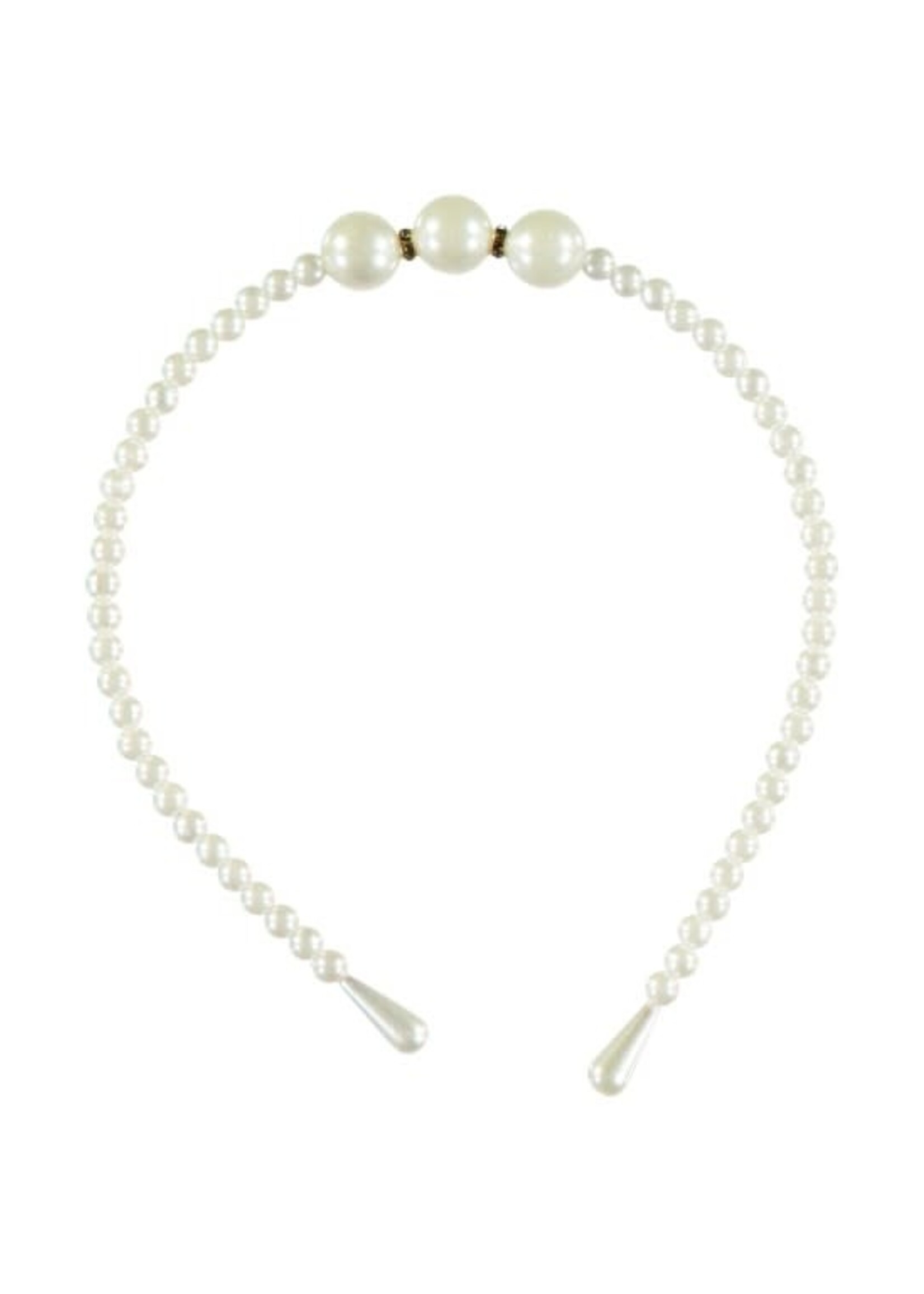 Le Chic Le Chic ROYAL-A "three pearl" diadem C411-5960 Pearled Ivory
