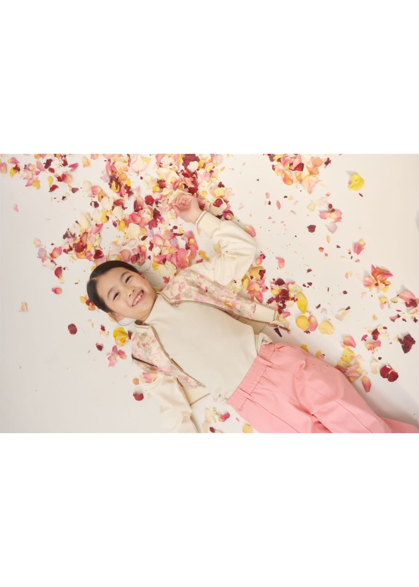 NoNo NoNo Kyoto Rib Jersey lurex tshirt s/sl N412-5403 Pearled Ivory