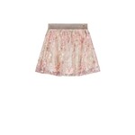 NoNo NoNo Nele Embroidered Sequins Mesh Skirt N412-5701 Sparkle Rose