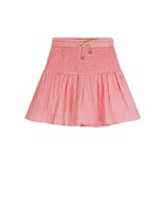 NoNo NoNo Nami skirt with smocked waistband N412-5705 Sparkle Rose
