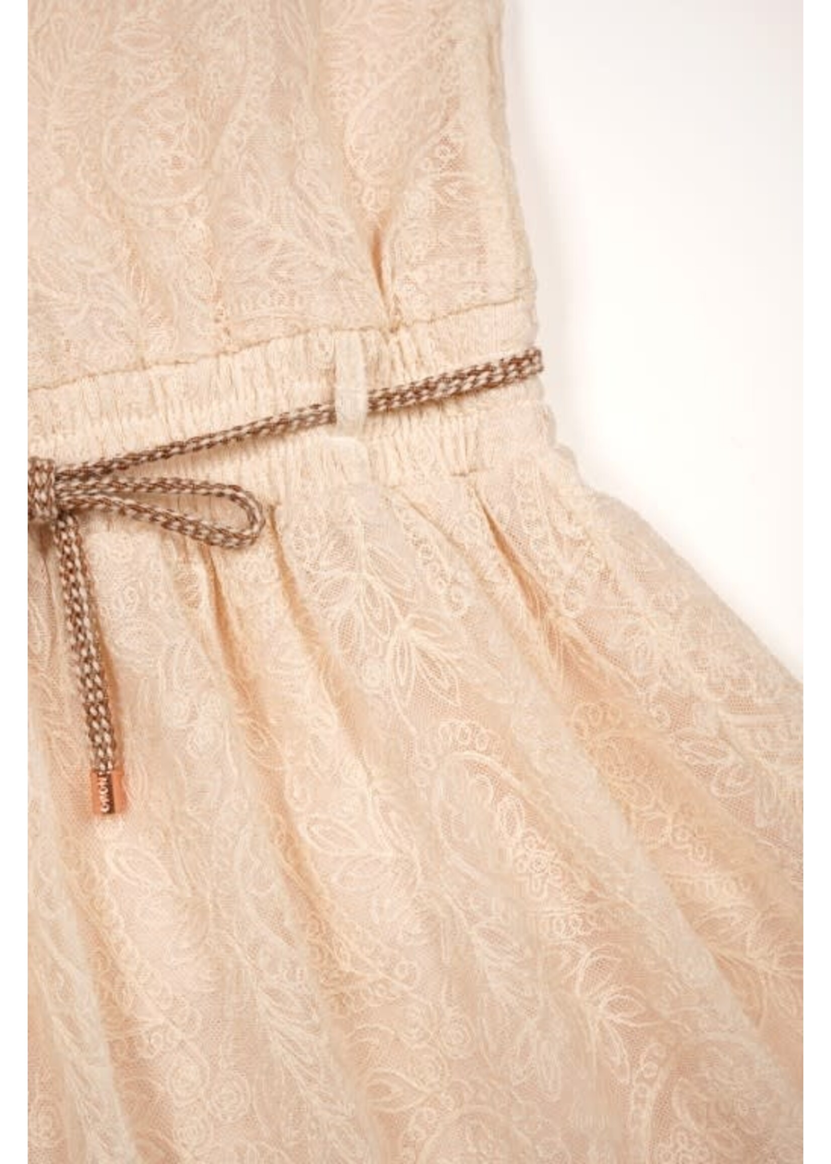 NoNo NoNo Mireal Embroidered Mesh N412-5806 Pearled Ivory