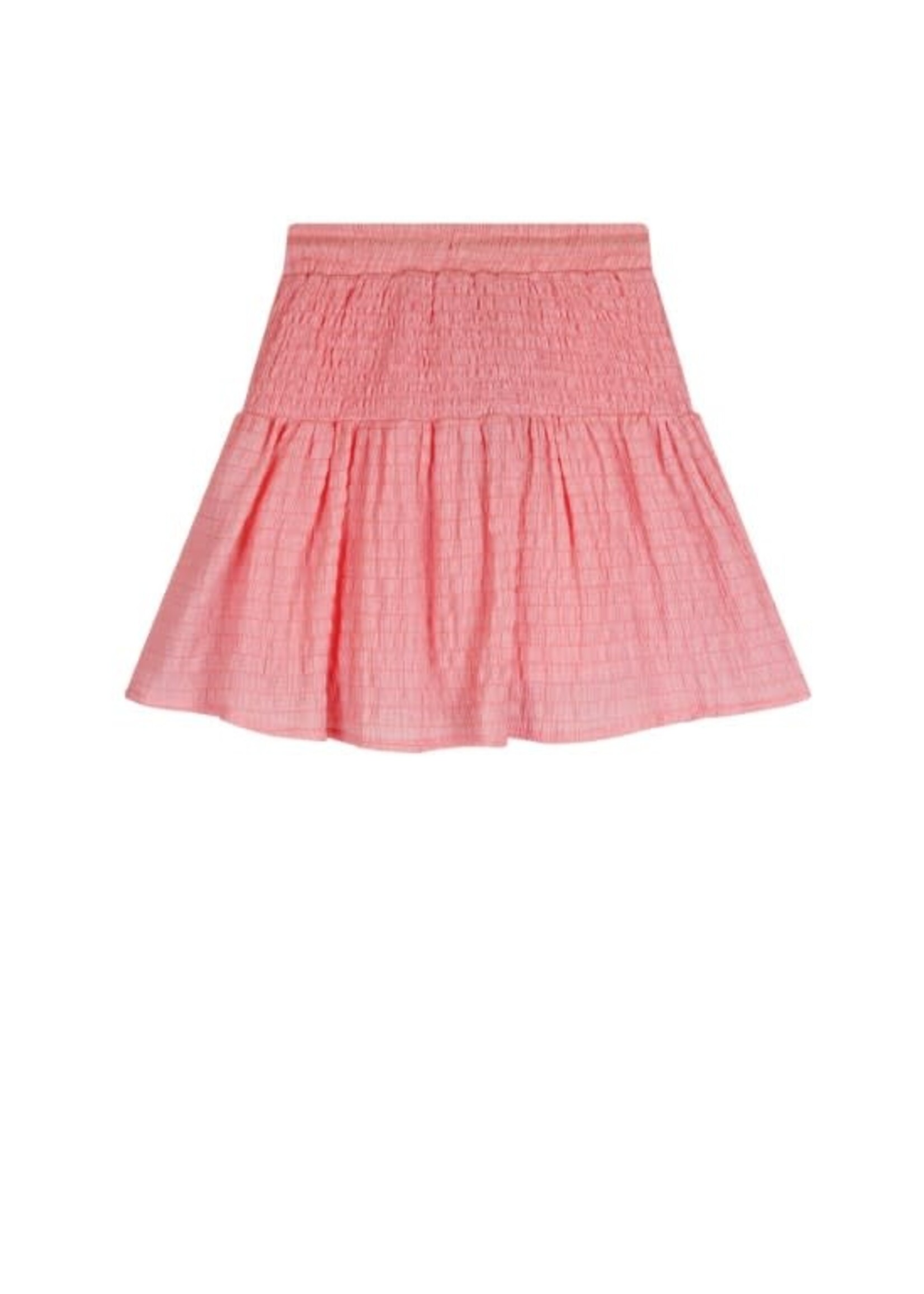 NoNo NoNo Nami skirt with smocked waistband N412-5705 Sparkle Rose