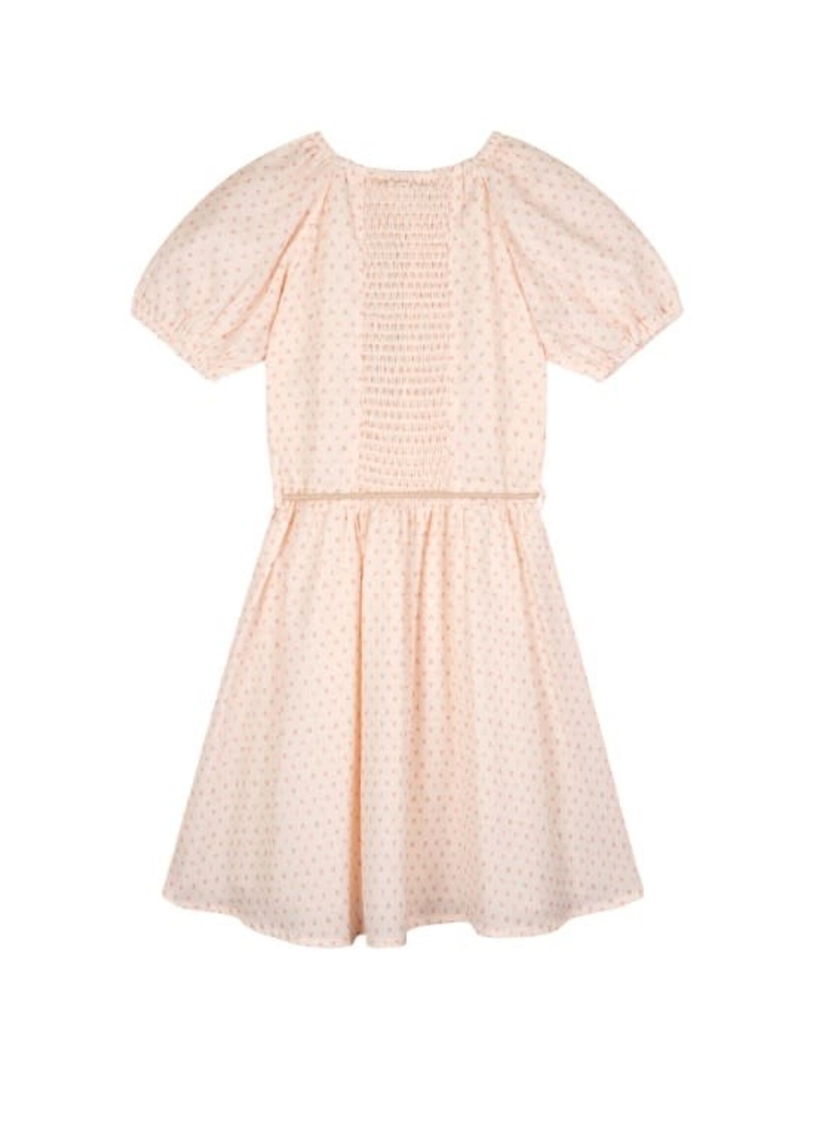 NoNo NoNo Moas AOP heart dress N412-5804 Pearled Ivory