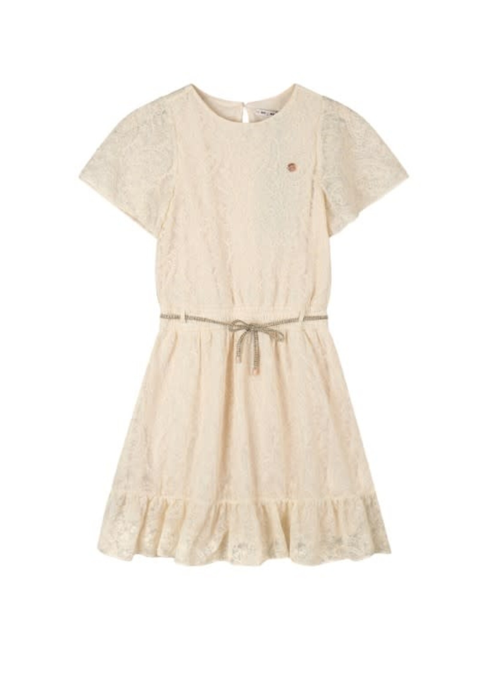 NoNo NoNo Mireal Embroidered Mesh N412-5806 Pearled Ivory