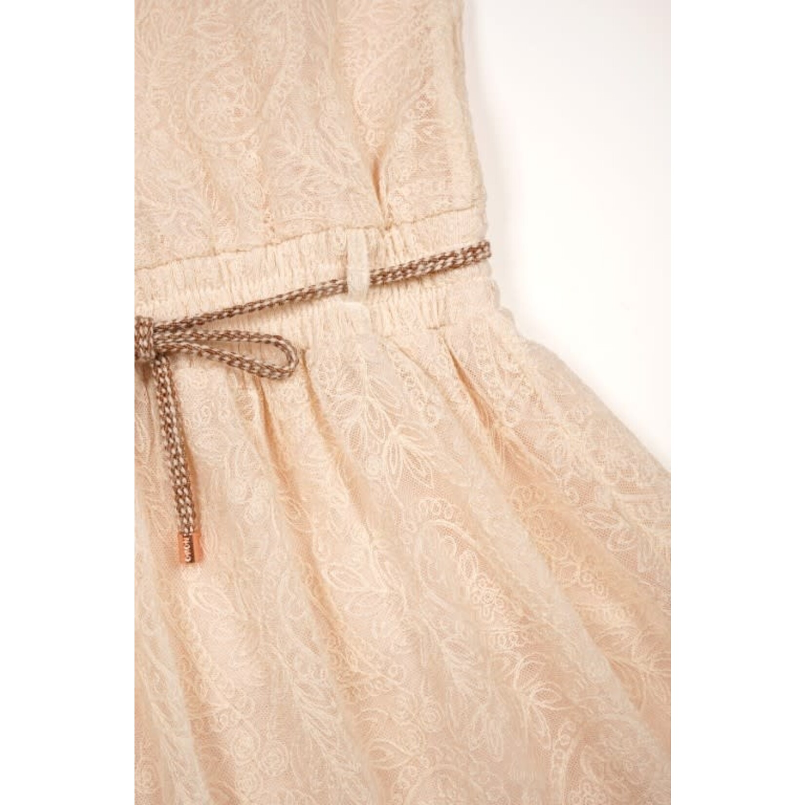 NoNo NoNo Mireal Embroidered Mesh N412-5806 Pearled Ivory