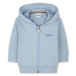 Boss Boss VEST MET KAP J52095 PERZISCH BLAUW