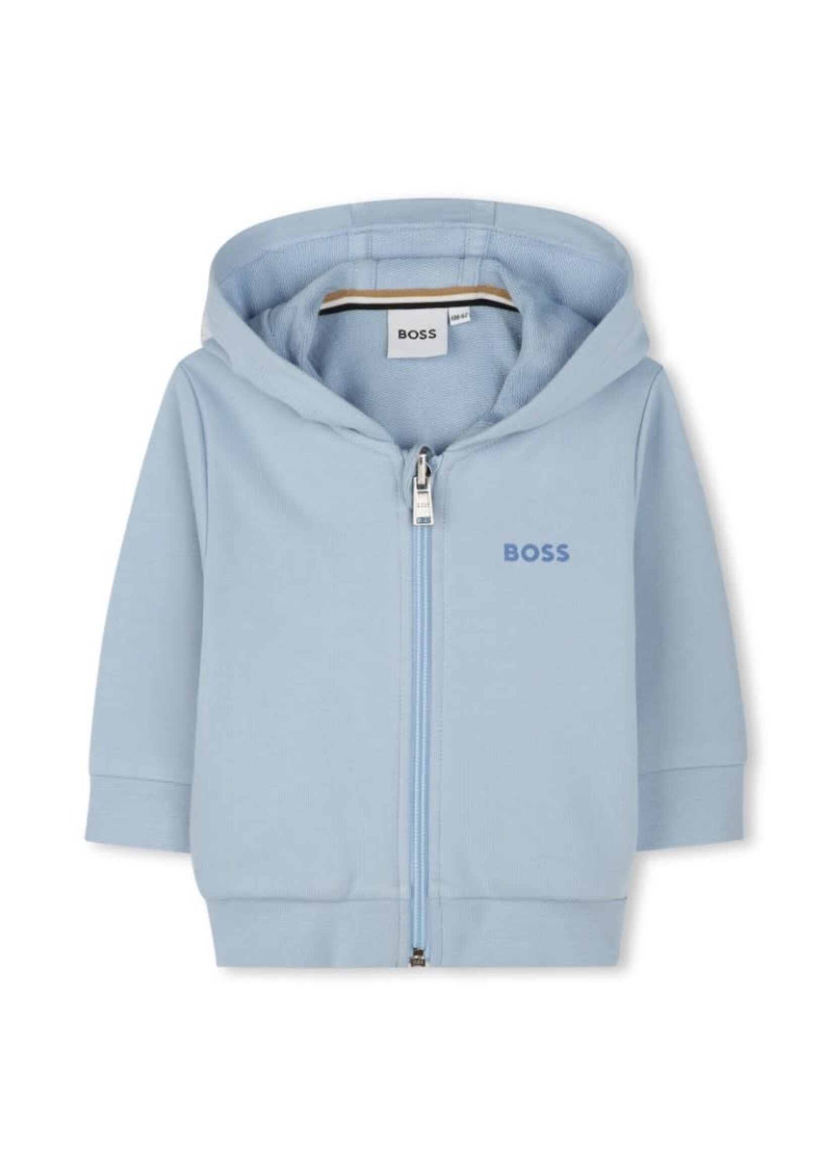 Boss Boss VEST MET KAP J52095 PERZISCH BLAUW