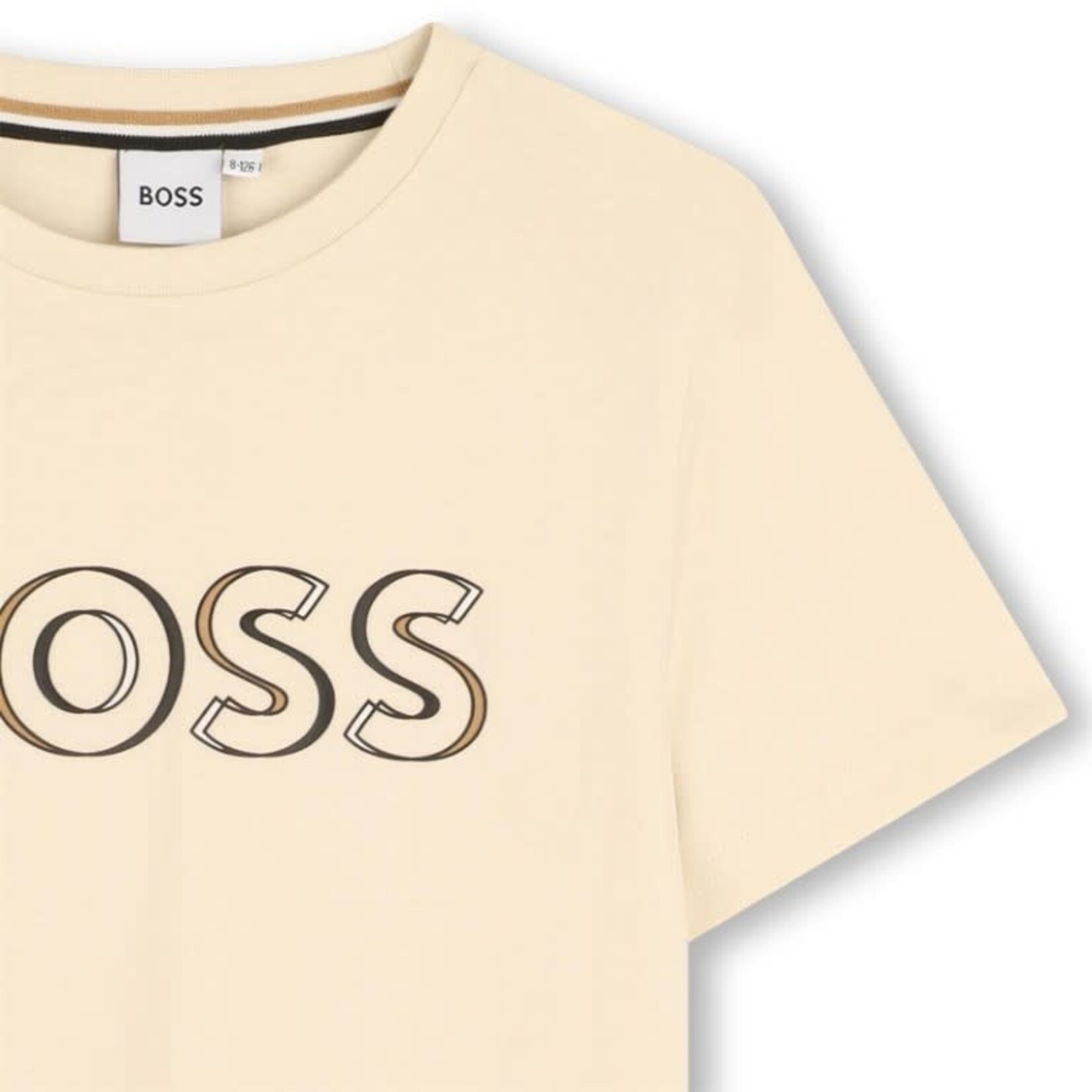 Boss Boss T-SHIRT KORTE MOUWEN J52034 ZAND