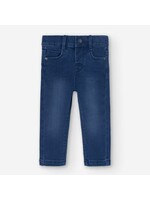 Boboli Boboli Denim stretch trousers for boy -BCI BLUE 390002