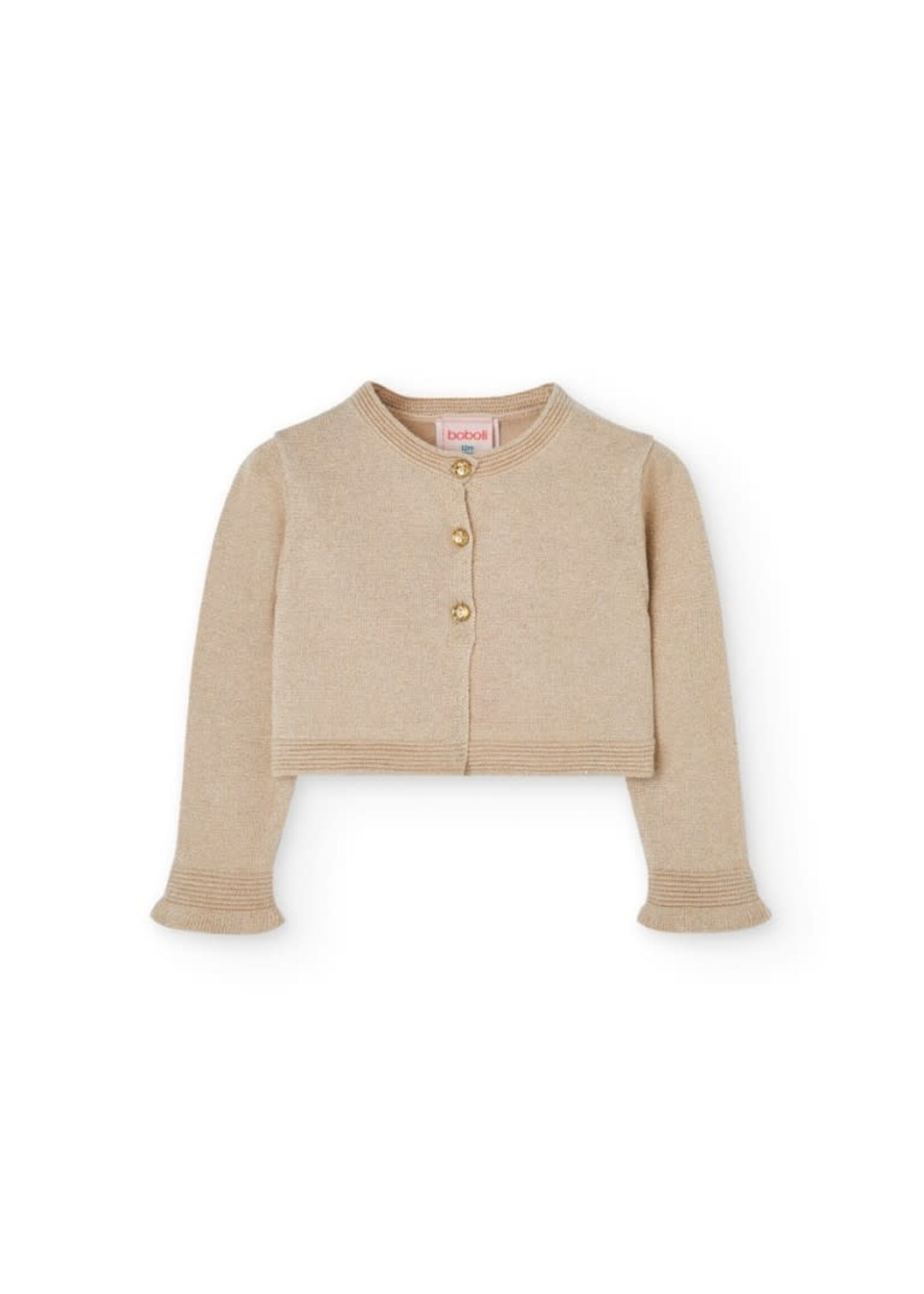 Boboli Boboli Knitwear jacket for baby girl -BCI crème 701008
