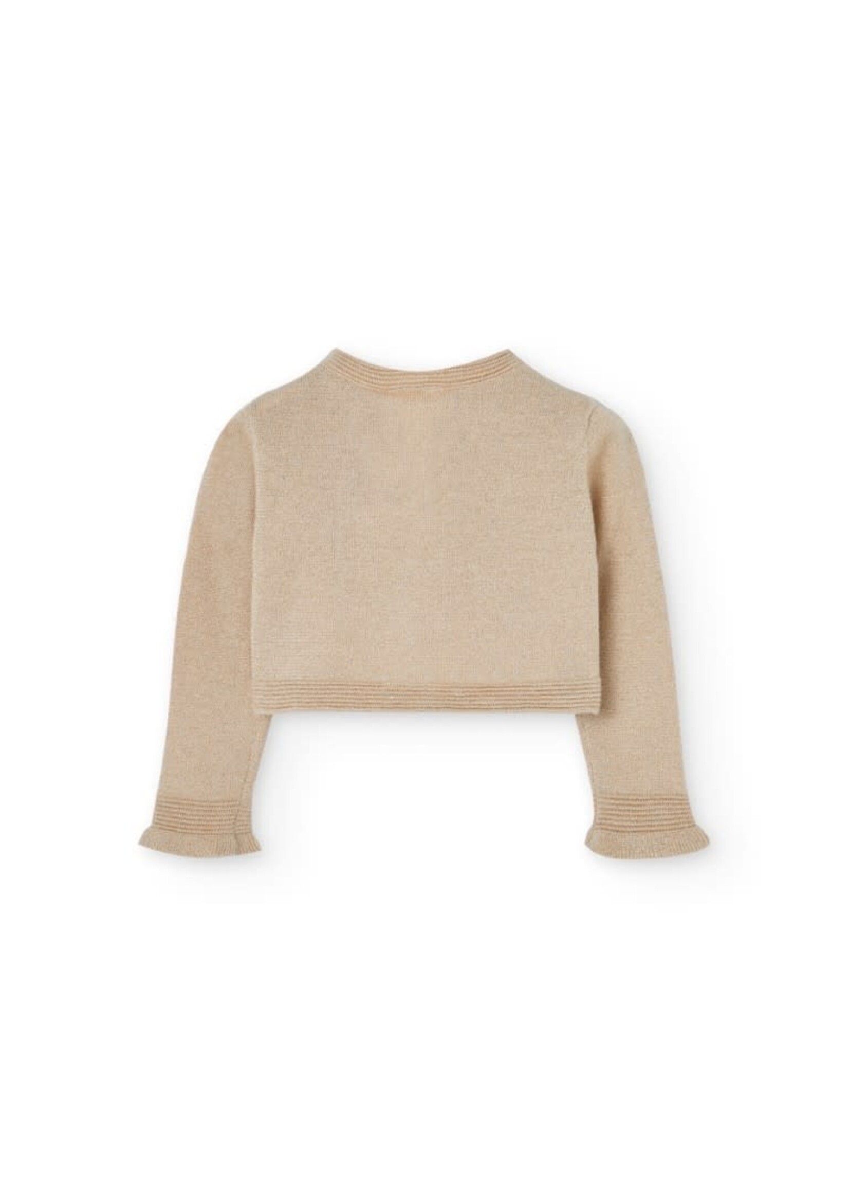 Boboli Boboli Knitwear jacket for baby girl -BCI crème 701008