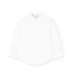 Boboli Boboli Linen shirt long sleeves for baby -BCI white 711010B