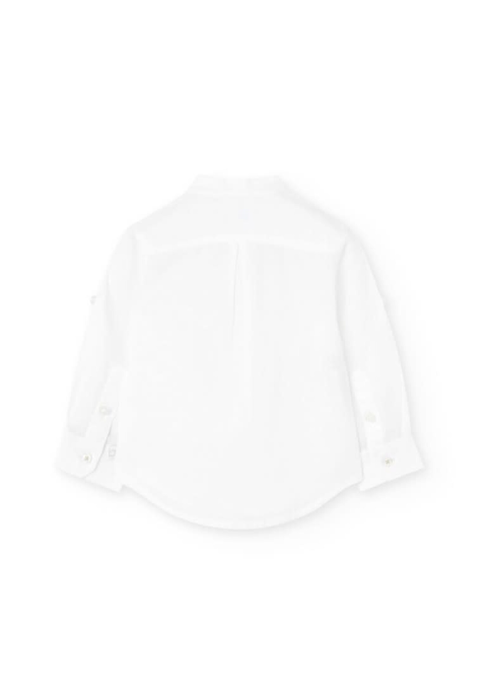 Boboli Boboli Linen shirt long sleeves for baby -BCI white 711010