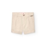 Boboli Boboli Linen bermuda shorts for baby boy -BCI saber 711065