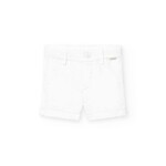 Boboli Boboli Satin bermuda shorts for baby boy -BCI white 711100