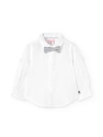 Boboli Boboli Shirt linen for baby -BCI white 711368B