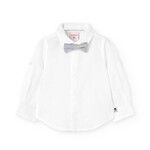 Boboli Boboli Shirt linen for baby -BCI white 711368