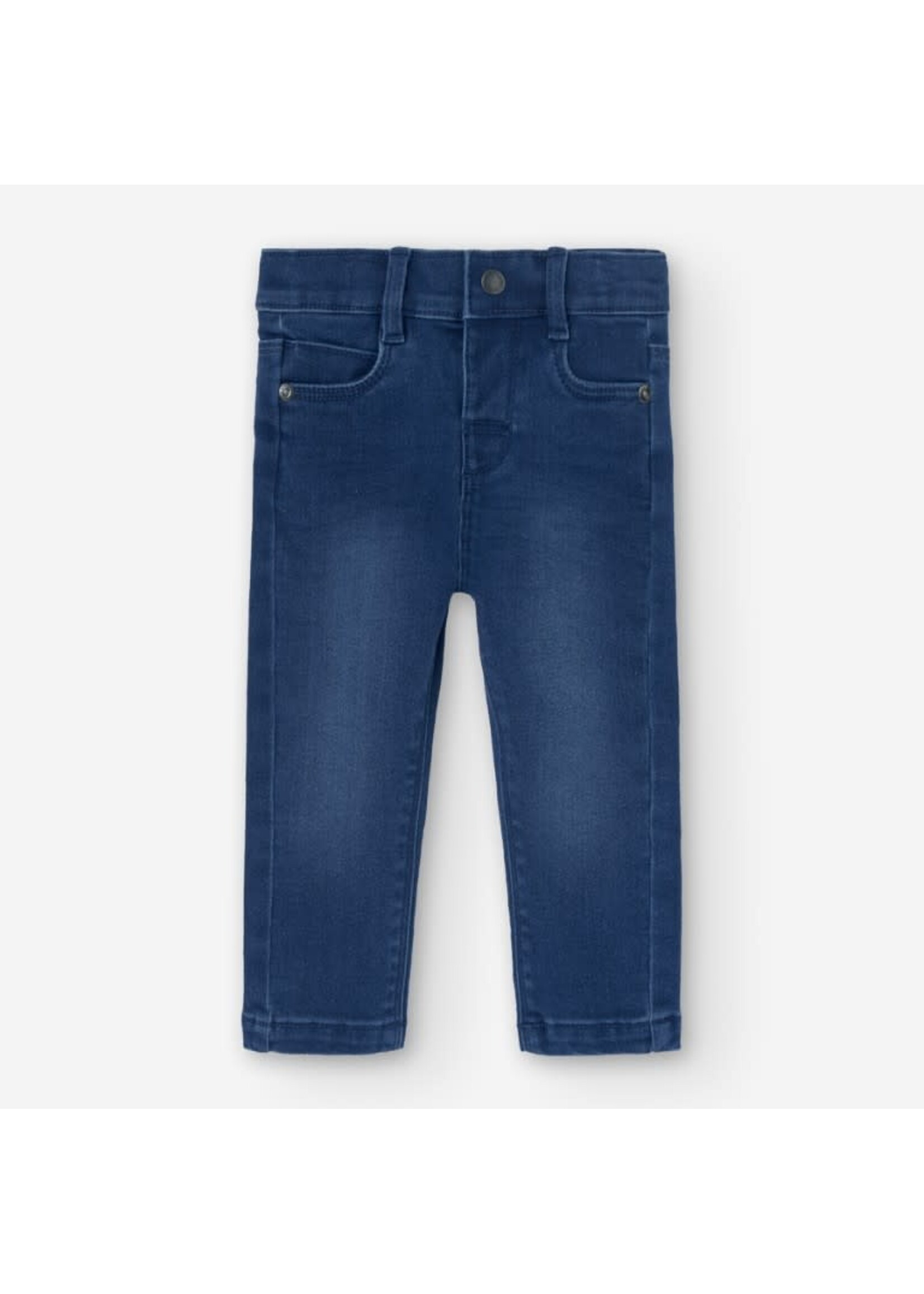 Boboli Boboli Denim stretch trousers for baby -BCI BLUE 390002