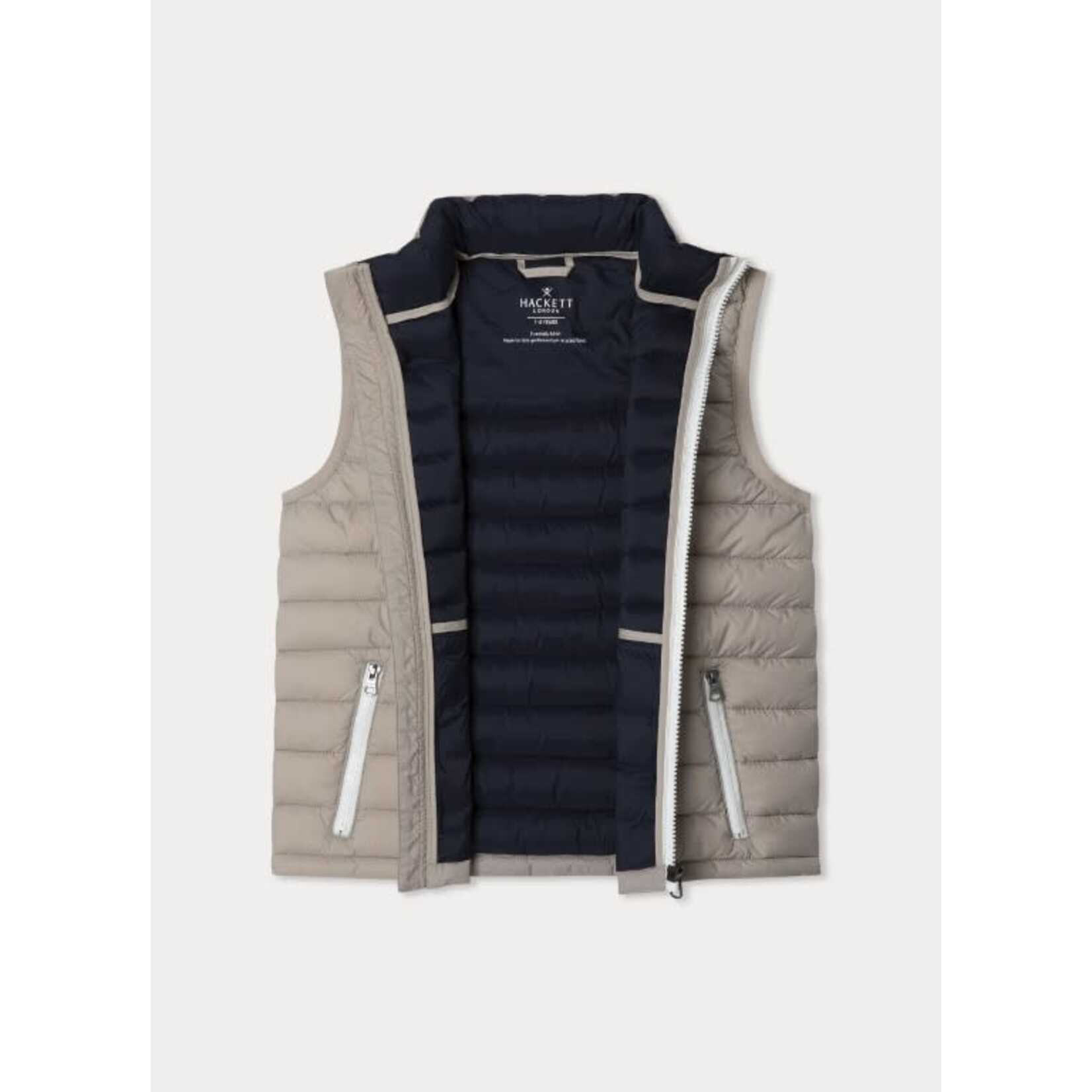 Hackett Hackett SUMMER GILET PEBBLE BEIGE - HK401025834