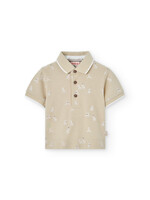 Boboli Boboli Pique polo for boy -BCI print 711098