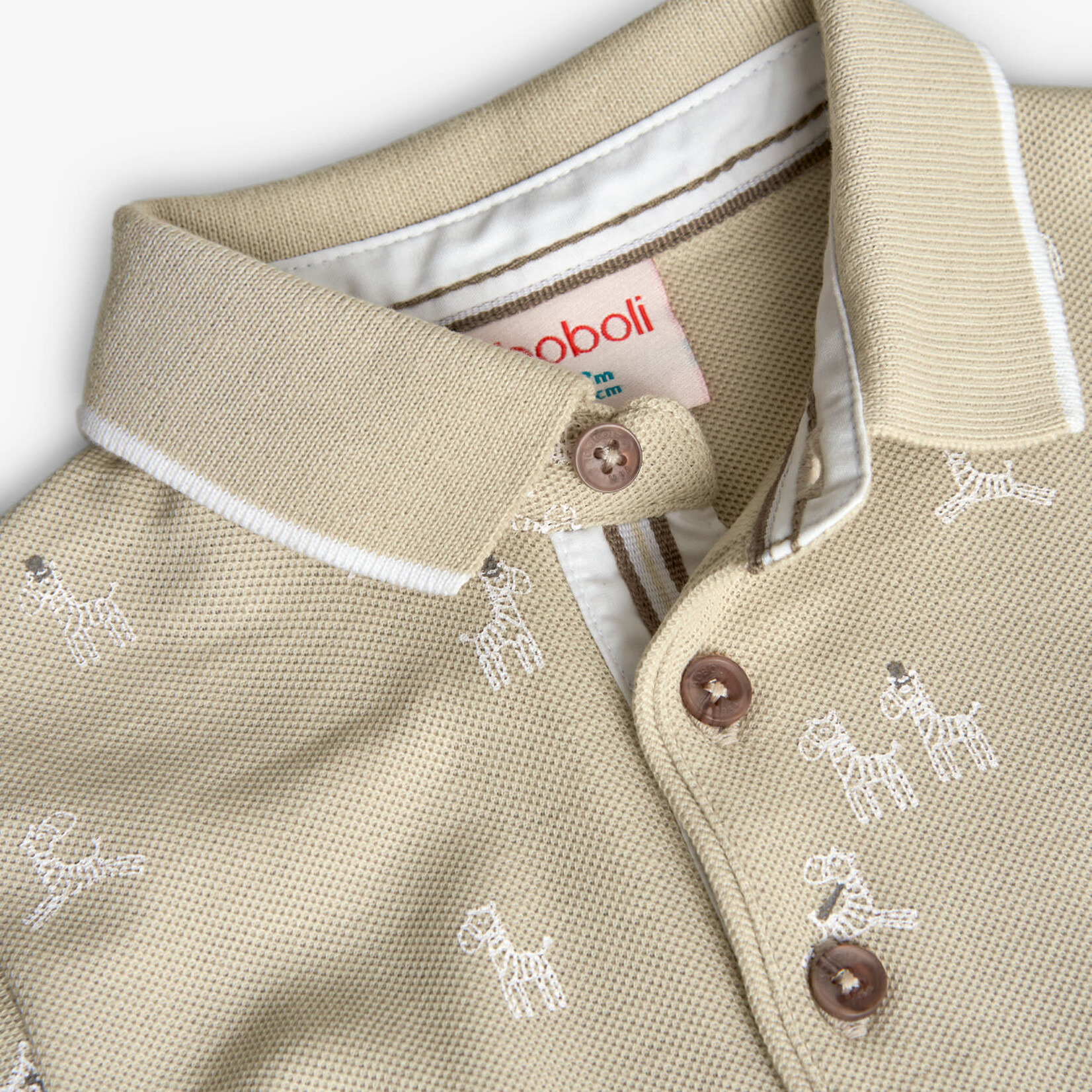 Boboli Boboli Pique polo for boy -BCI print 711098