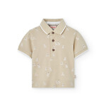 Boboli Boboli Pique polo for baby boy -BCI print 711098B