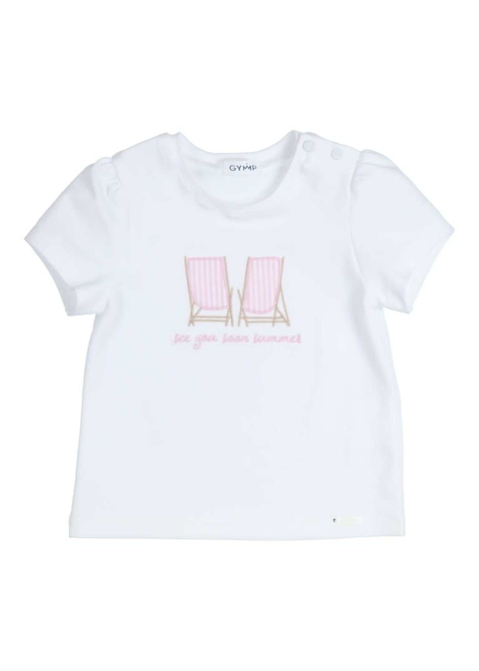 GYMP GYMP T-shirt Aerobic See you soon summer White 353-5164-10