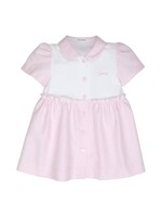 GYMP GYMP Dress Loesia Light Pink - White 470-5257-10