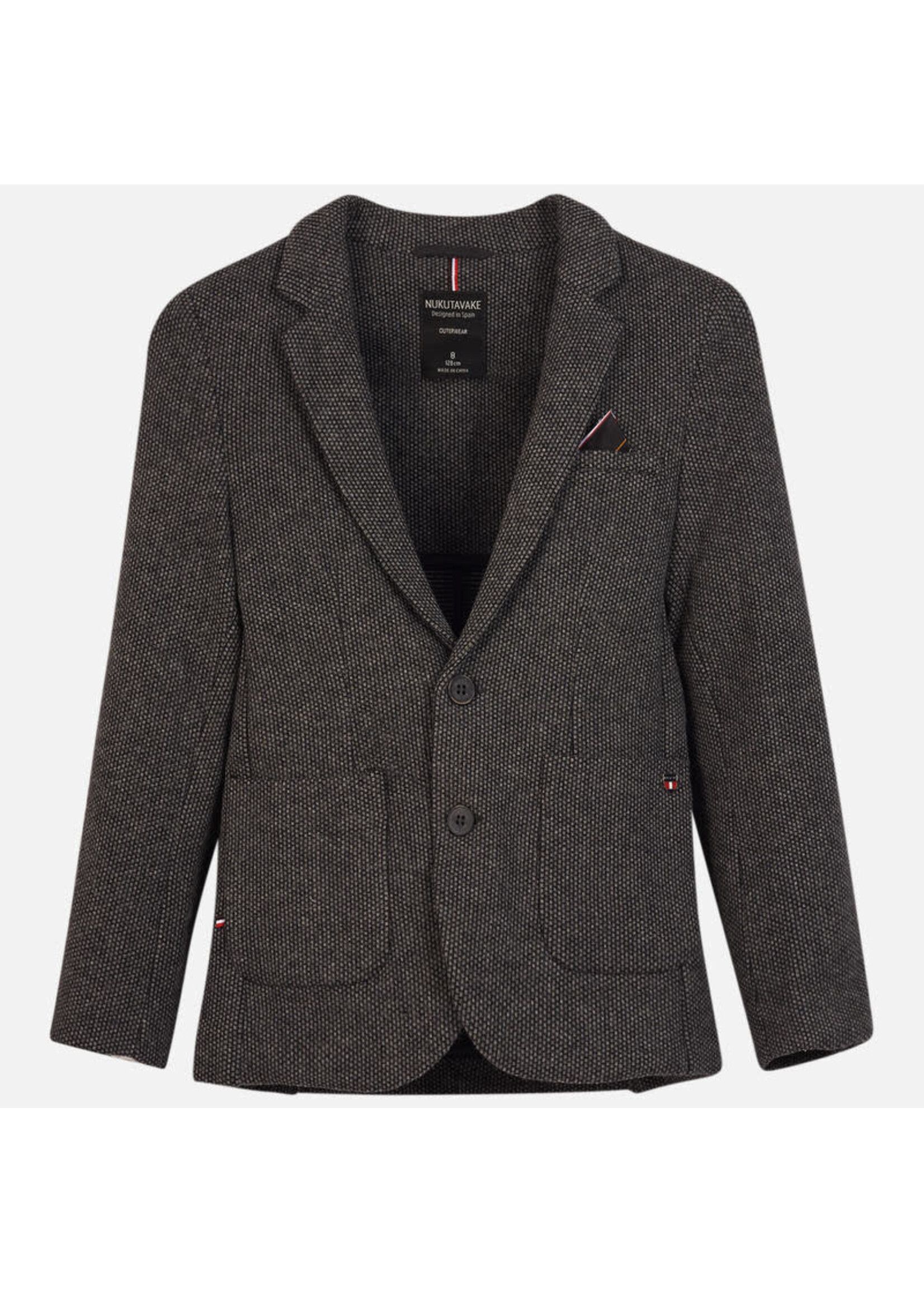 Mayoral Mayoral Blazer grijs tweed