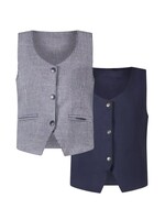 Le Chic Le Chic ARTIE reversible gilet L312-6156 Navy Stripes
