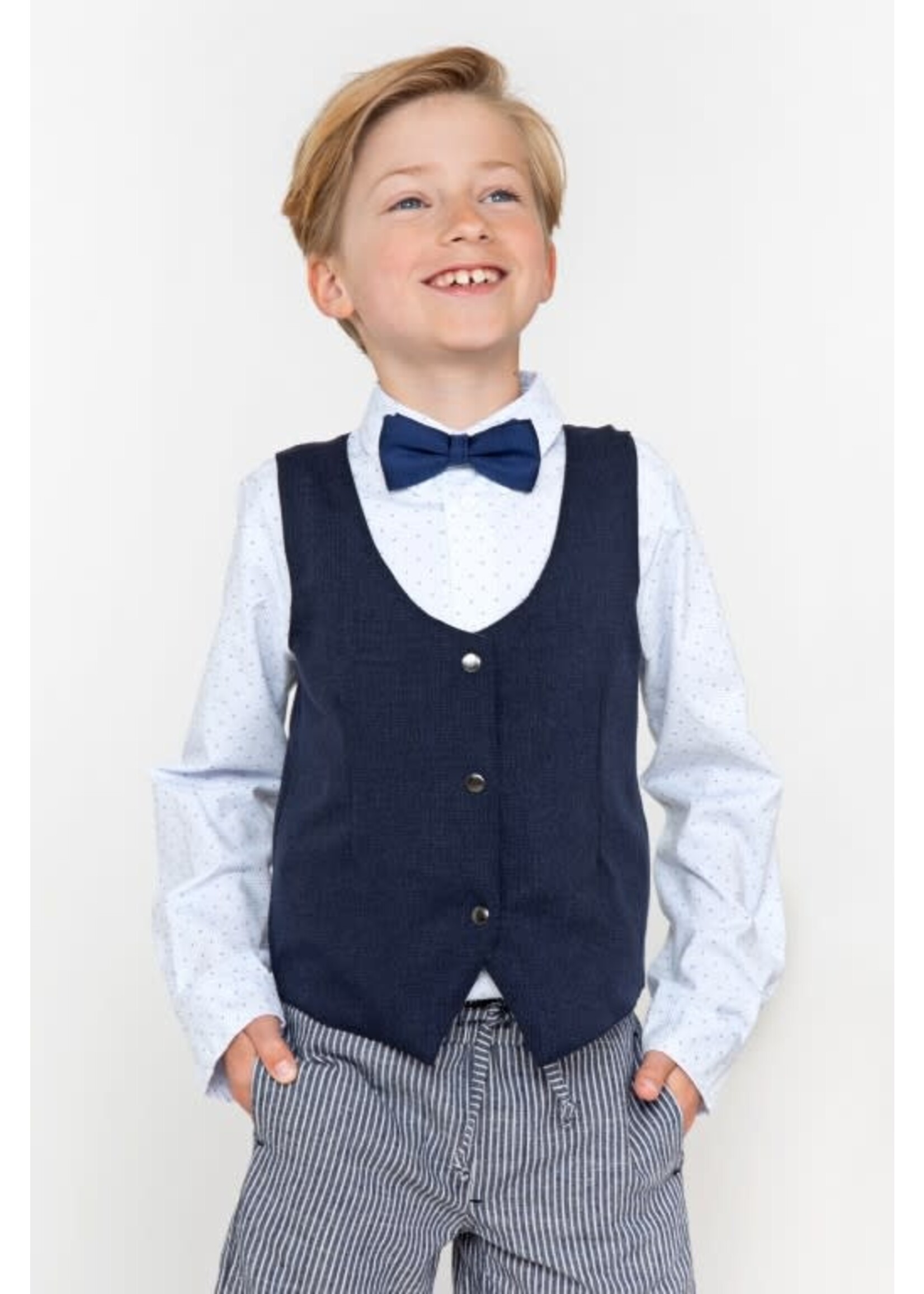 Le Chic Le Chic ARTIE reversible gilet L312-6156 Navy Stripes