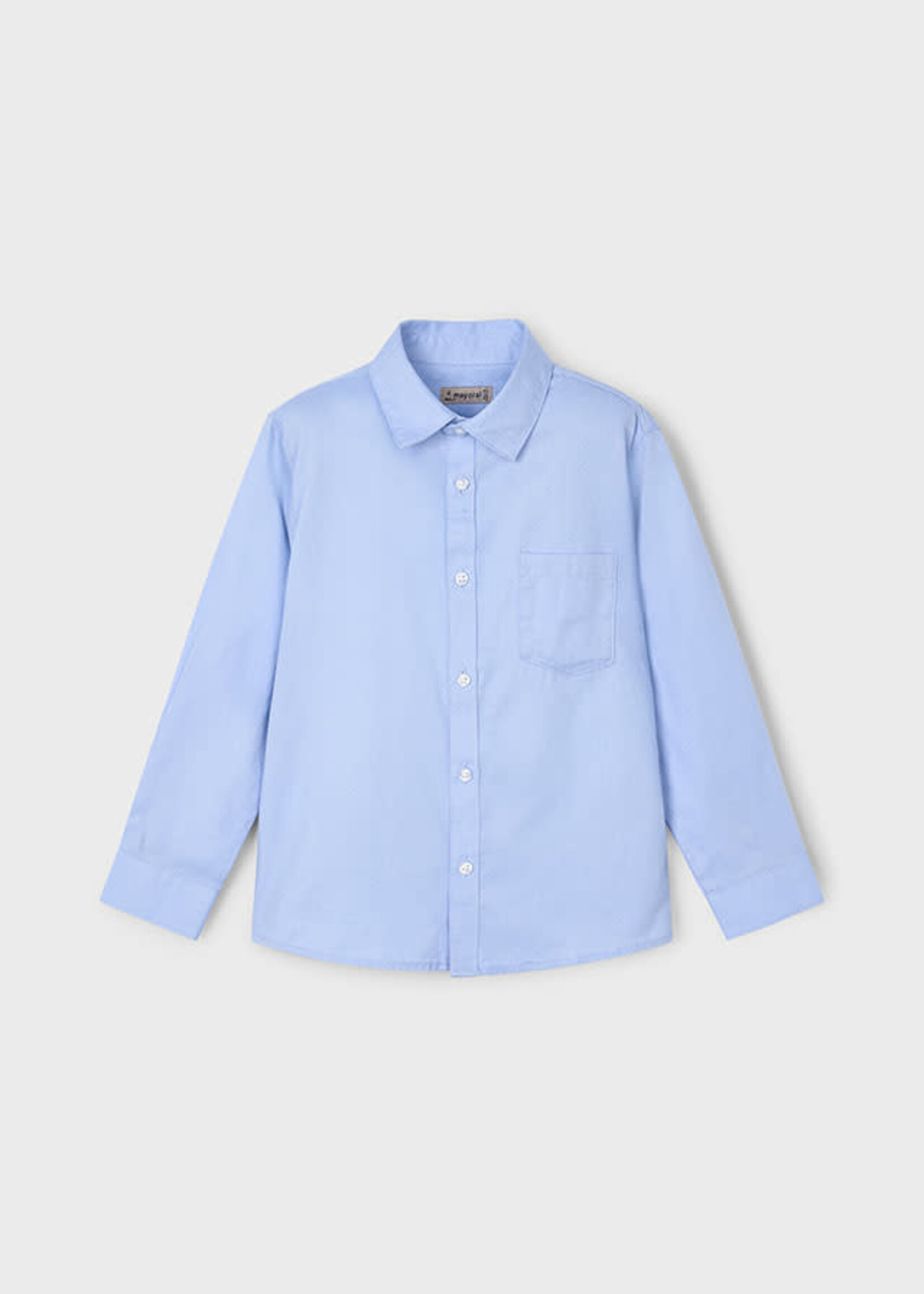 Mayoral Mayoral Basic l/s shirt Sky blue - 25 00140