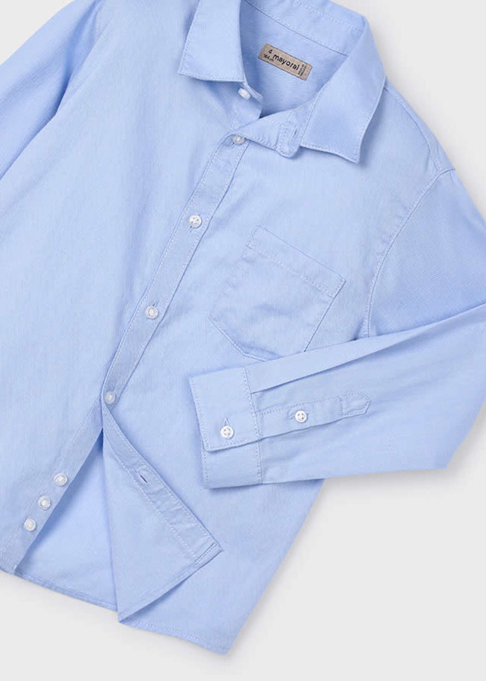 Mayoral Mayoral Basic l/s shirt Sky blue - 25 00140