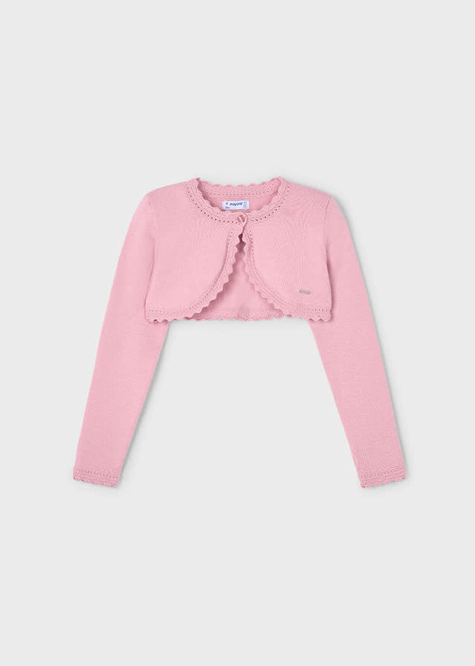 Mayoral Mayoral Basic knit bolero Rose - 25 00320
