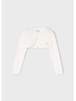 Mayoral Mayoral Basic knit bolero Natural - 25 00320