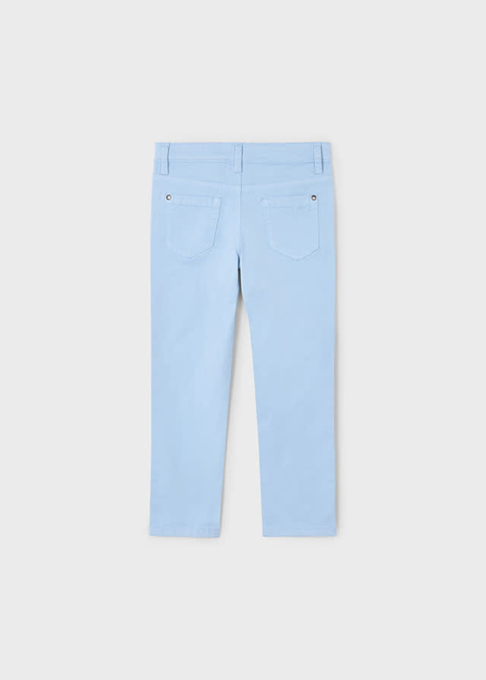 Mayoral Mayoral Basic slim fit serge pants Pearl - 25 00509