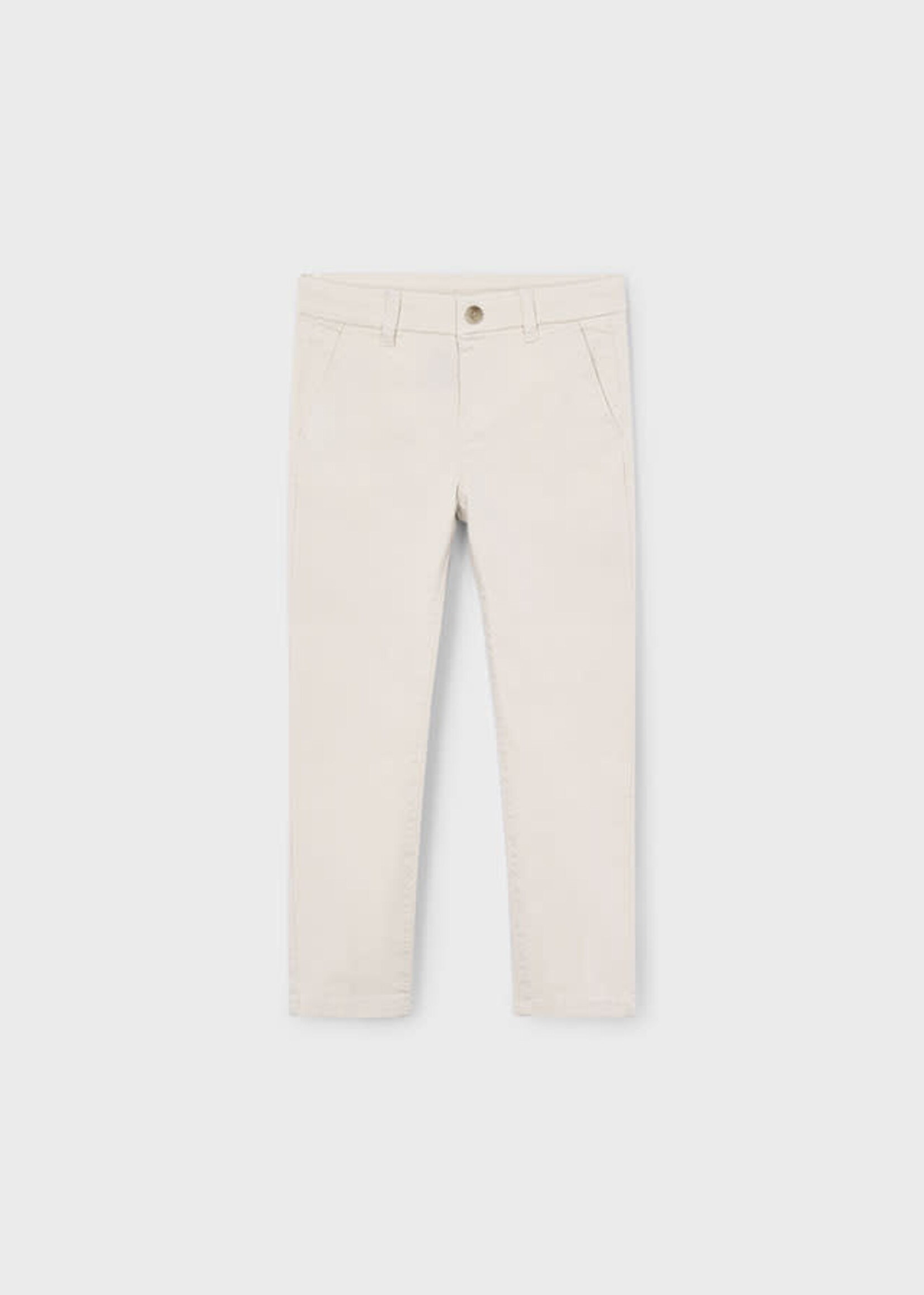 Mayoral Mayoral Twill basic trousers Bone - 25 00512