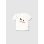 Mayoral Mayoral S/s t-shirt Natur-pink - 25 01041