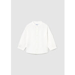 Mayoral Mayoral L/s linen mao shirt White - 25 01115