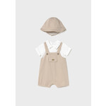 Mayoral Mayoral Dungaree with hat Frappe - 25 01605