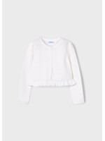 Mayoral Mayoral Braid knit cardigan Natural - 25 03374