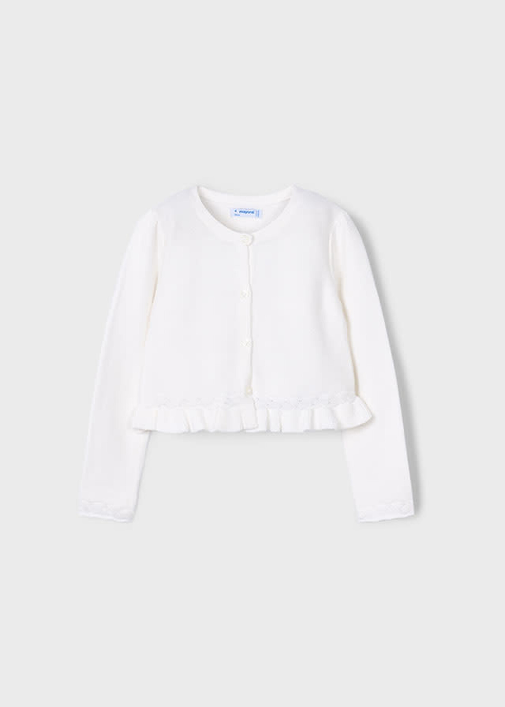 Mayoral Mayoral Braid knit cardigan Natural - 25 03374