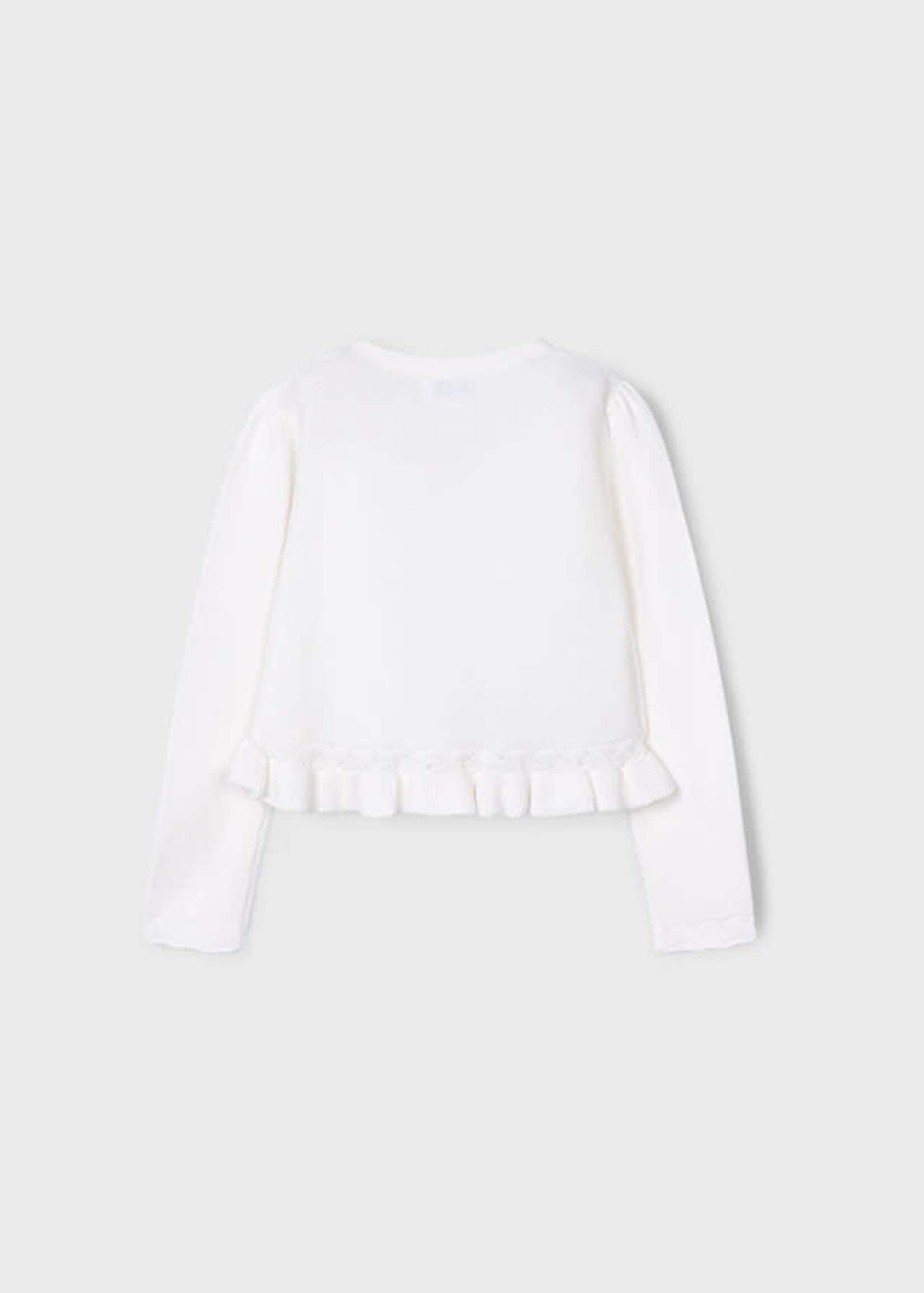 Mayoral Mayoral Braid knit cardigan Natural - 25 03374