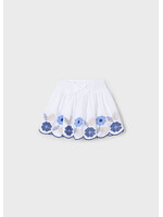Mayoral Mayoral Embroidered skirt White - 25 03903