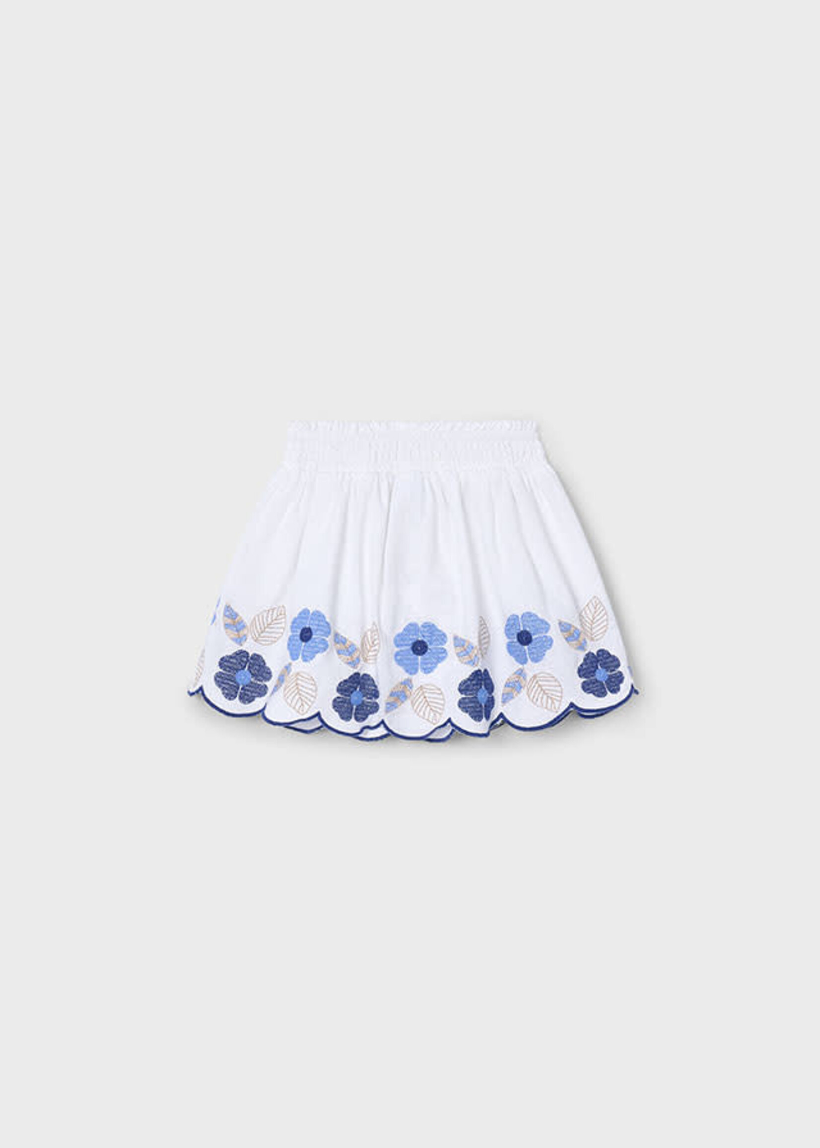 Mayoral Mayoral Embroidered skirt White - 25 03903