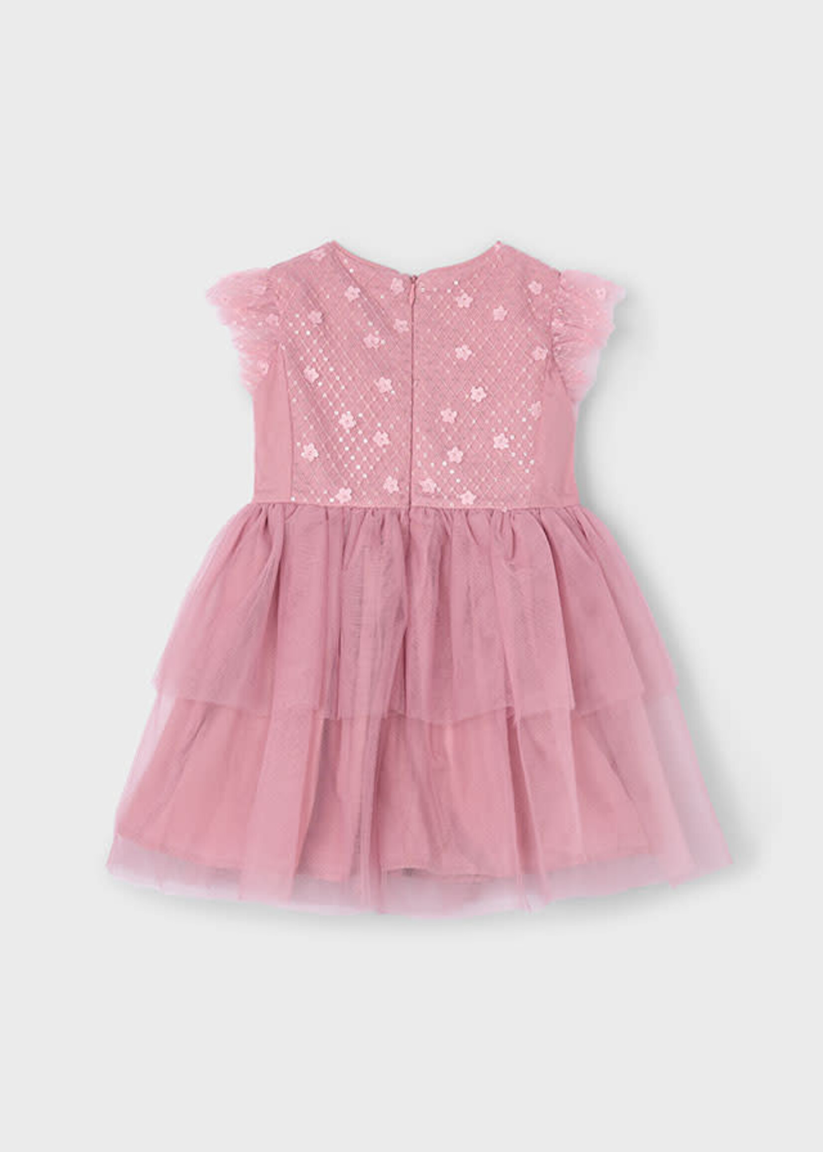 Mayoral Mayoral Tulle sequin dress Rose - 25 03914
