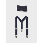 Mayoral Mayoral Bowtie & suspender set Navy - 25 10891