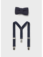 Mayoral Mayoral Bowtie & suspender set Navy - 25 10891