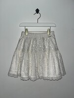 Twinset Twinset WOVEN SKIRT LUCENT WHITE - 241GJ2Q23