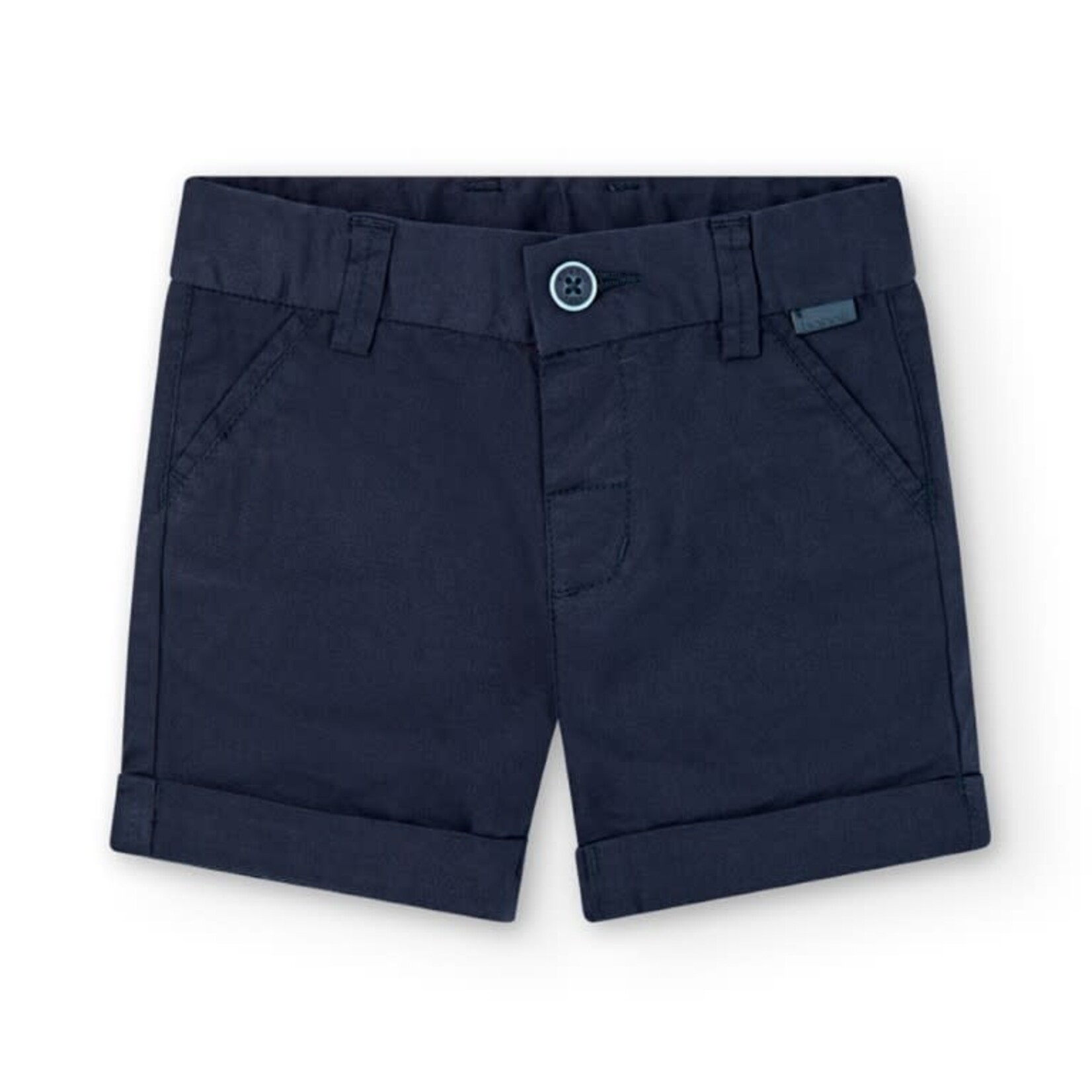 Boboli Boboli Stretch twill bermuda shorts for boy navy 716071